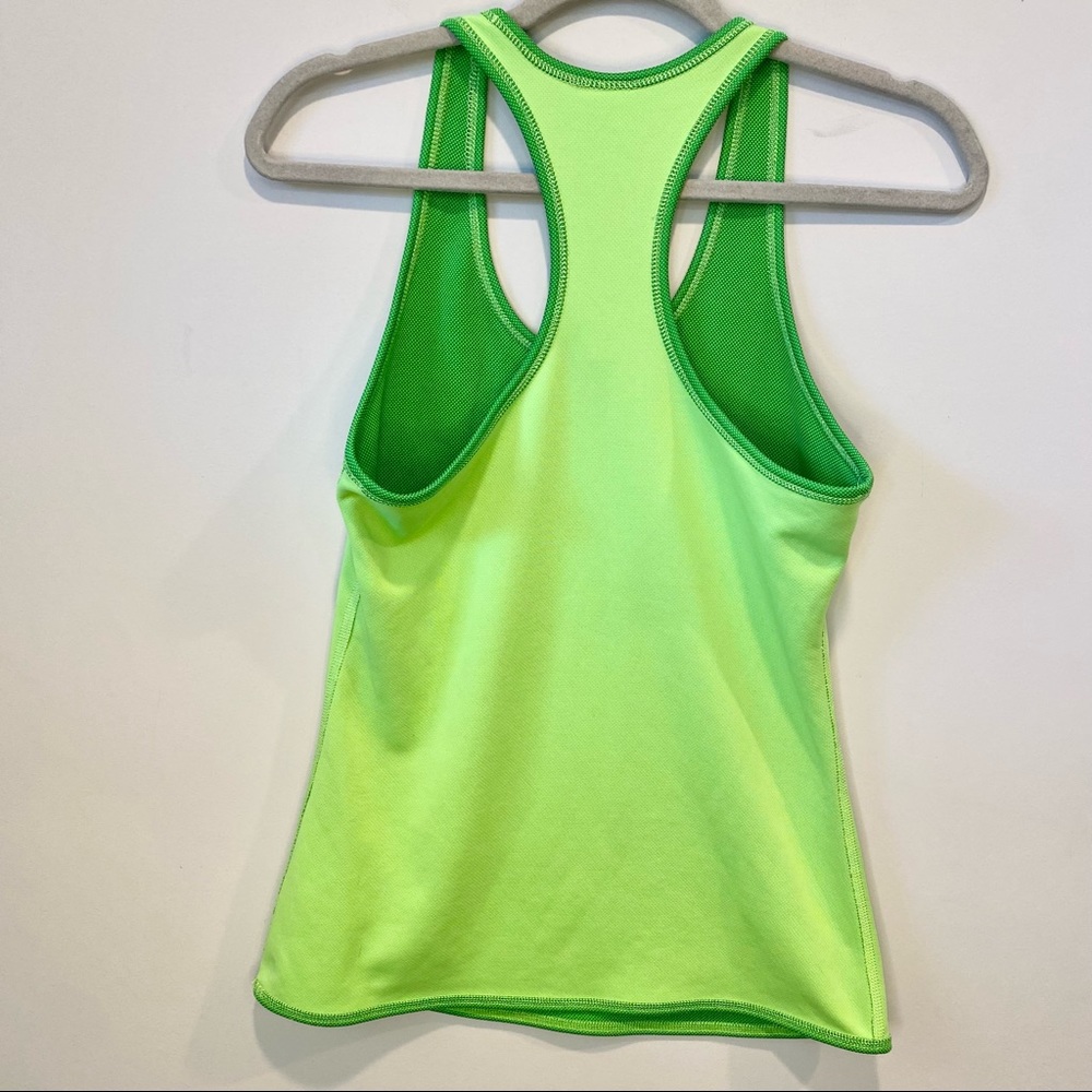 Adidas Green Reversible Racerback Tank Top - Picture 3 of 7